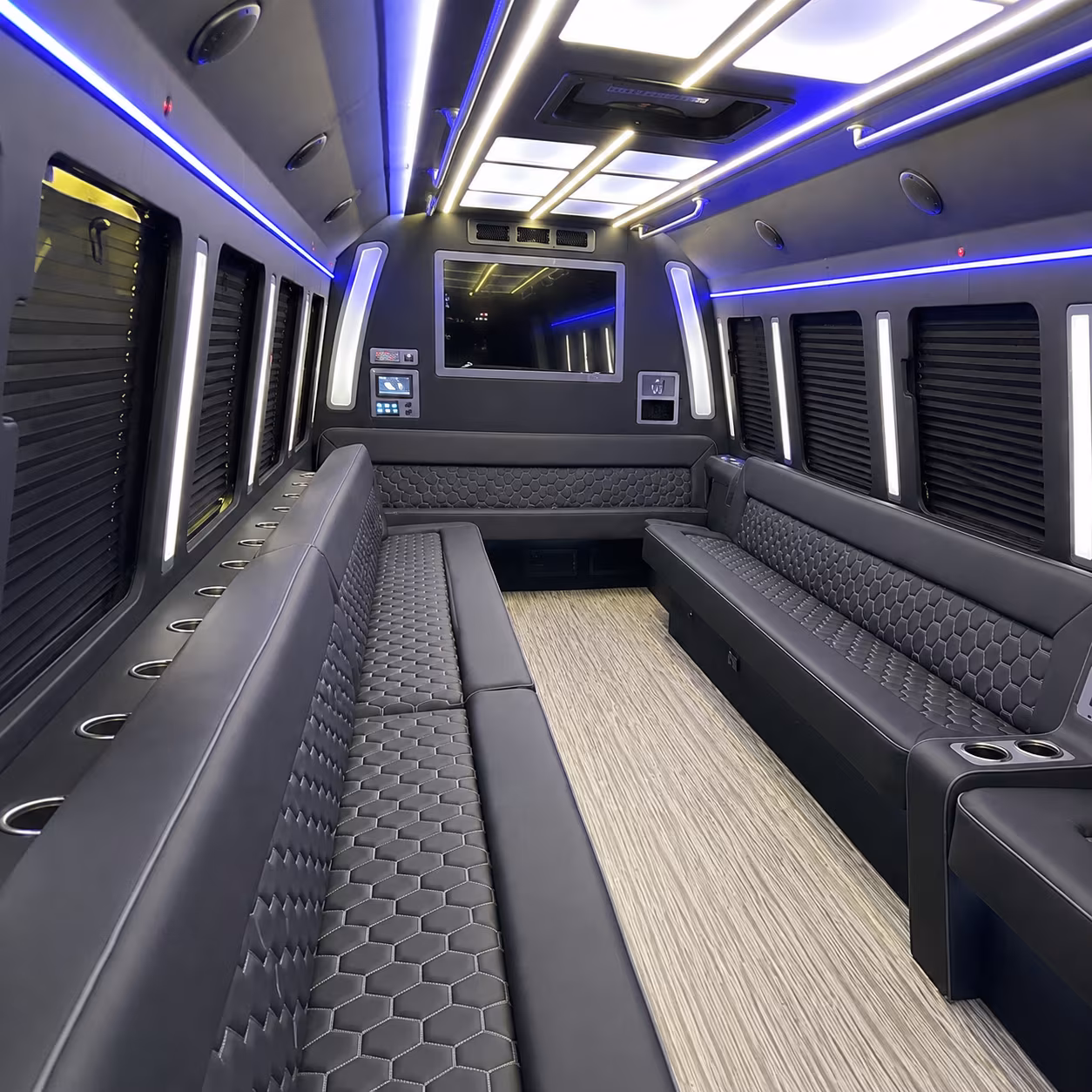 round rock party bus inside