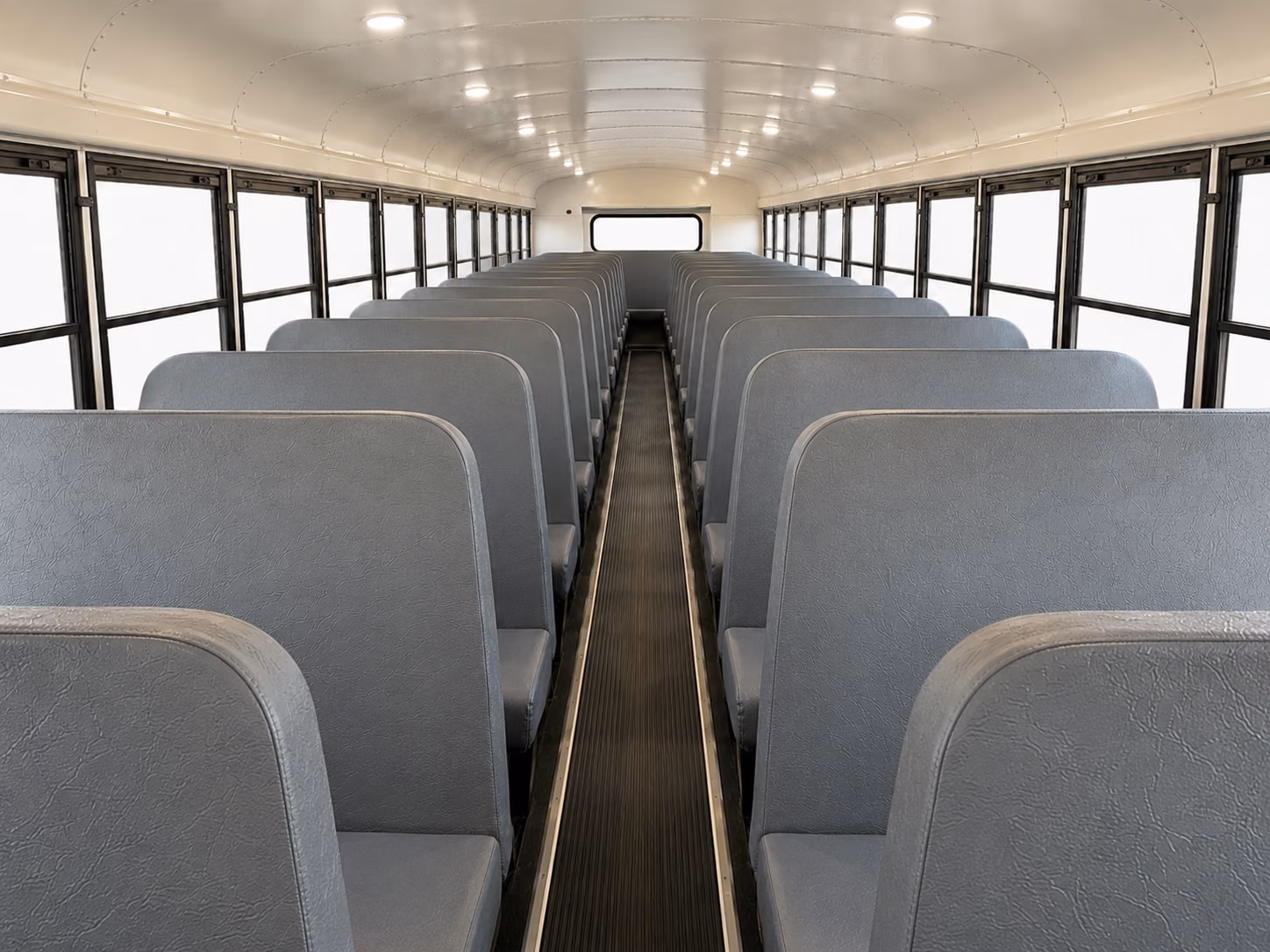 round rock school bus inside